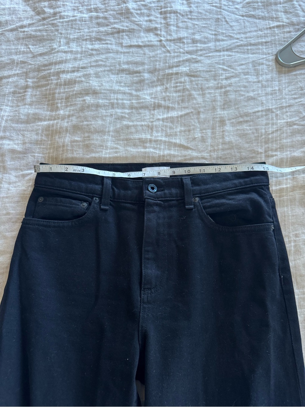 ASKK NY Crop Wide Leg Jeans Black - Picture 11 of 13
